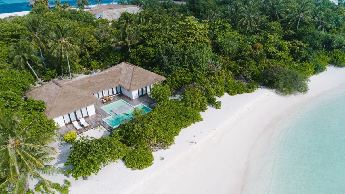 Kéthálós tengerparti bungaló